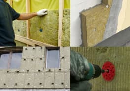 3 способа крепления базальтовой ваты к стенам и потолку